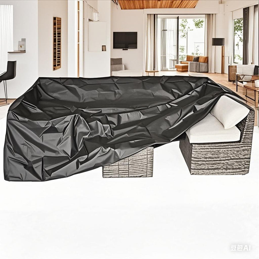 210D Waterproof Outdoor Patio Furniture Cover, Suitable For Patio Furniture Sets, Sofa, Table And Chairs, UV-Resistant, Rain-Proof, Dust-Proof, Windproof